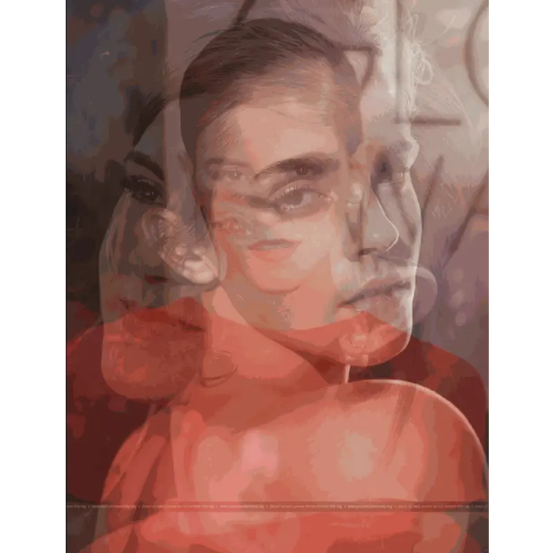 'Emma' lenticular installation by Yves Scherer